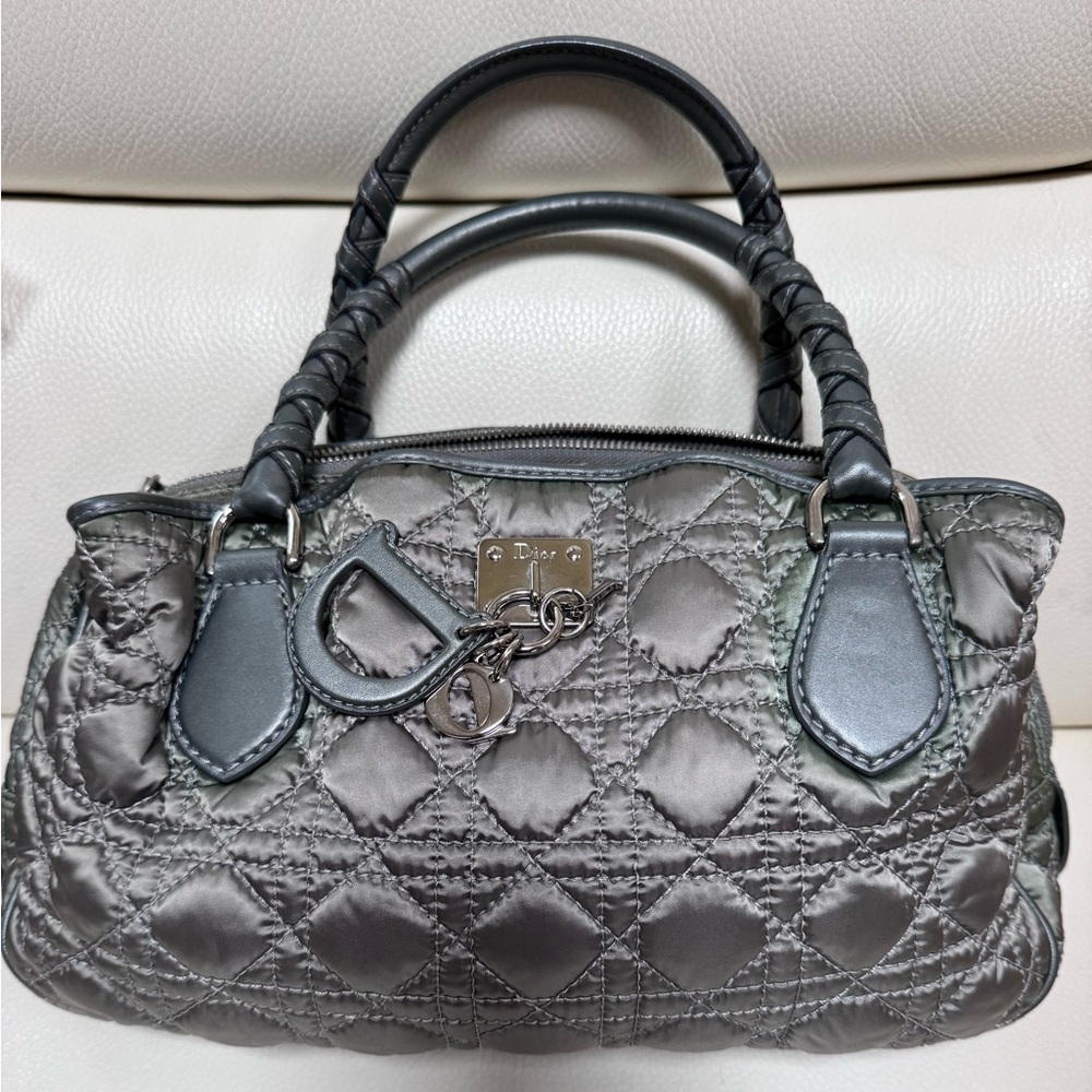 Dior Cannage Nylon Handbag